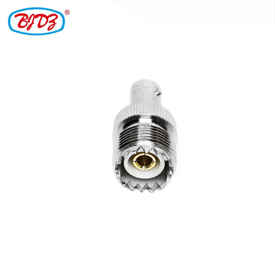 Factory supply UHF SO239 Female Jack socket to BNC Female Jack RF Coax Coaxial Adapter adaptor Converter connectors Intercom