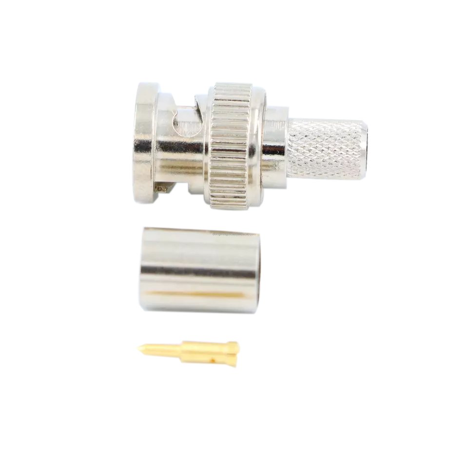 RF connector BNC male straight for RG5,RG21,RG212,RG222 For CCTV Video
