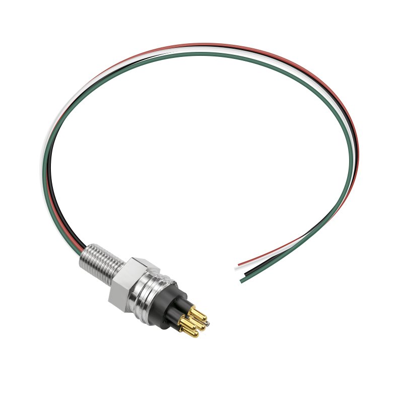 MCBH4M pluggable connectors Deepwater Buton underwater Cable Connect Bulkhead Connector for Subsea Camera Ocean seismic systems