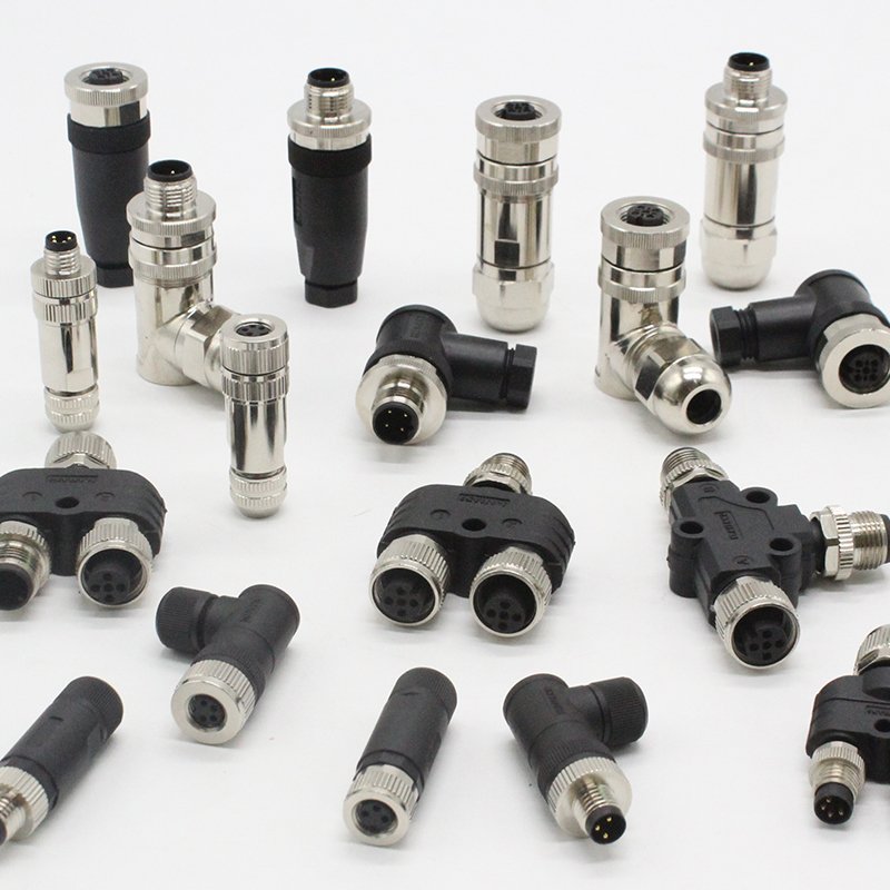 Custom Waterproof Cable M5 M8 M16 7/8 M23 Pvc Pur Wire Male Female 3 4 5 6 8 12 Pin Panel Mount Circular Sensor M12 Connector