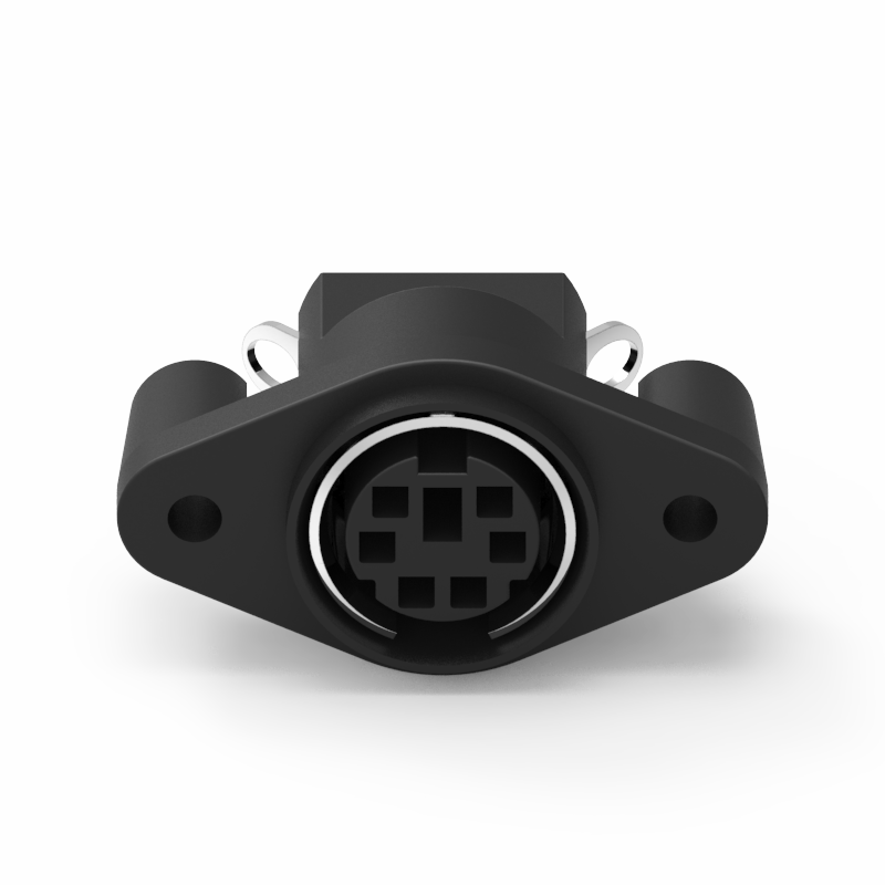 Mini Din 6PIN Chassis Mount Type Connector