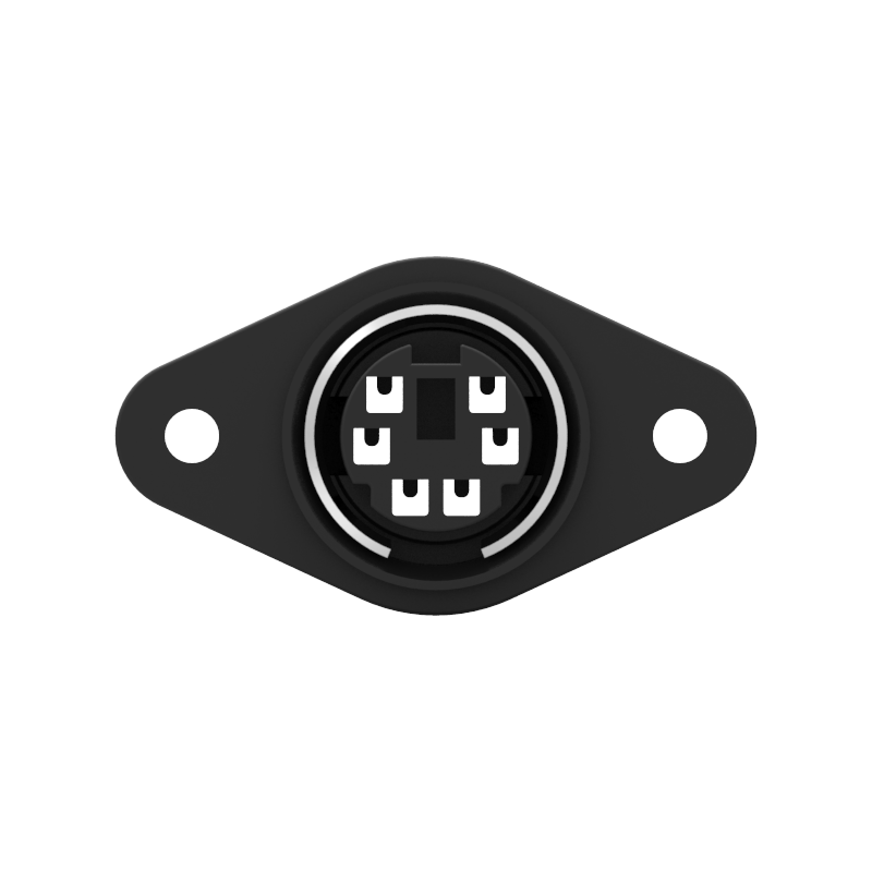 Mini Din 6PIN Chassis Mount Type Connector