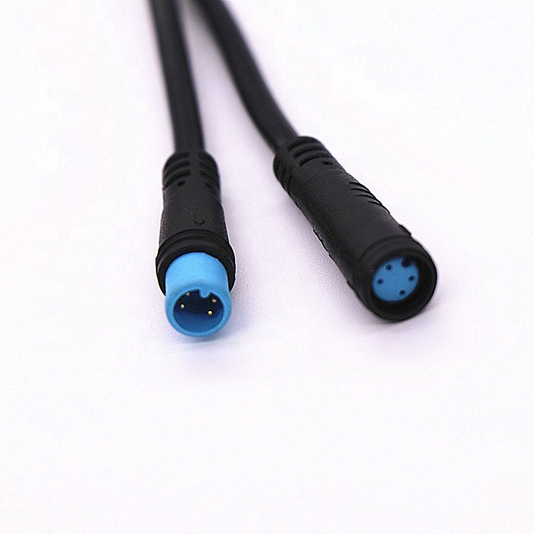 waterproof ip65 led strip light connector electric bike charger scooter connector m8 connectors