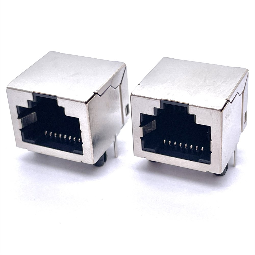 Soulin Single Port Connecteur RJ 45 Female Connector Jack Lan Network RJ45 Socket Connector for Meter