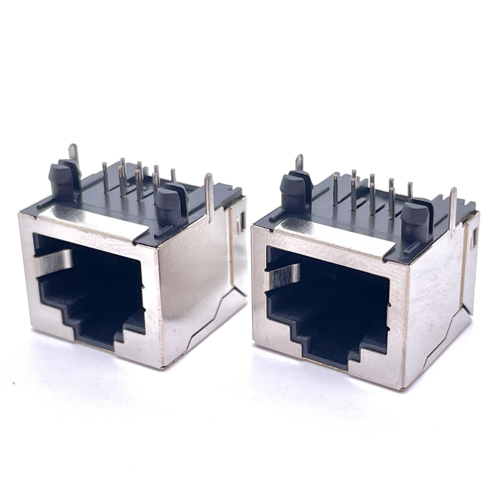 Soulin Single Port Connecteur RJ 45 Female Connector Jack Lan Network RJ45 Socket Connector for Meter