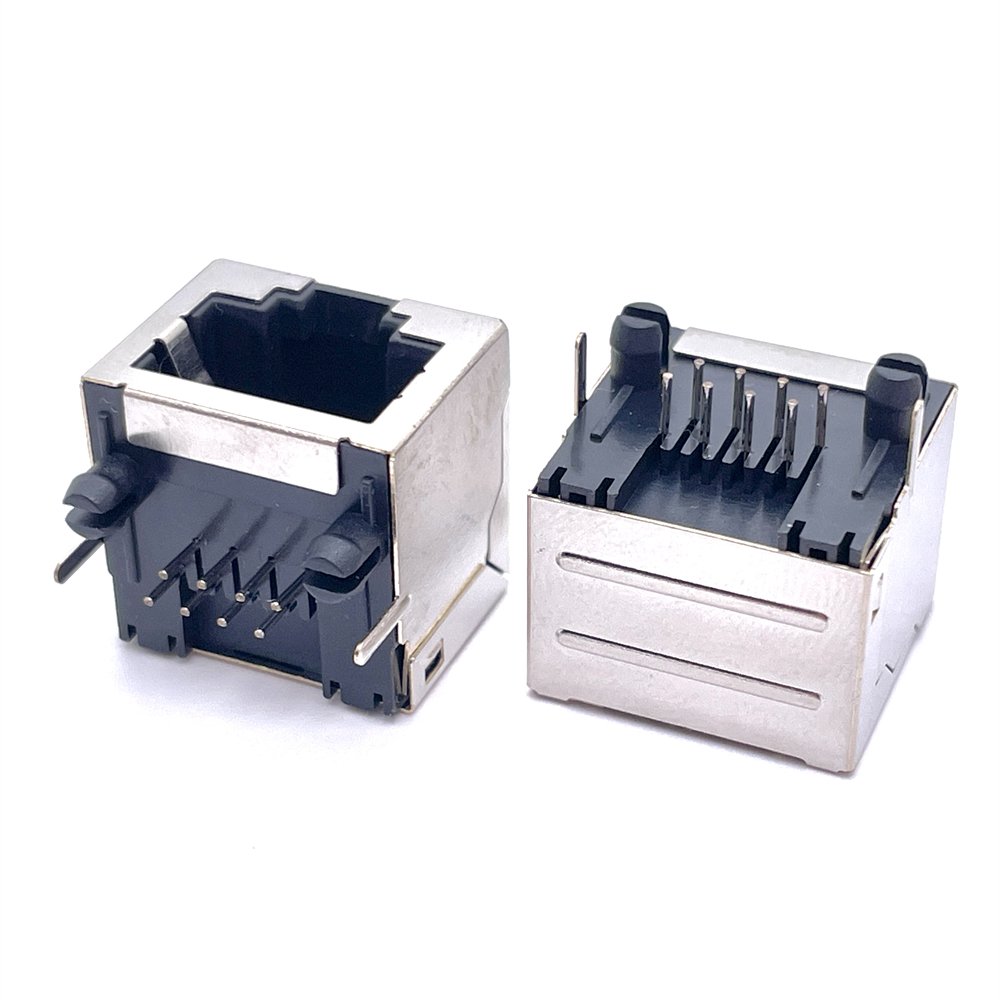 Soulin Single Port Connecteur RJ 45 Female Connector Jack Lan Network RJ45 Socket Connector for Meter