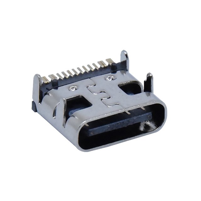 USB 3.1 Type C Plug 16 Pin Vertical Type Fast Connector for Charger Cable DIP SMT USB To Type-C Connector Jack