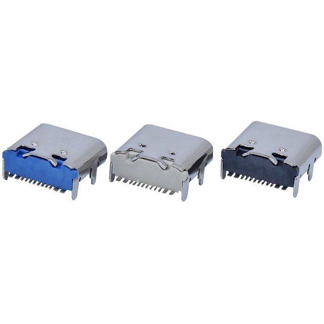 USB 3.1 Type C Plug 16 Pin Vertical Type Fast Connector for Charger Cable DIP SMT USB To Type-C Connector Jack