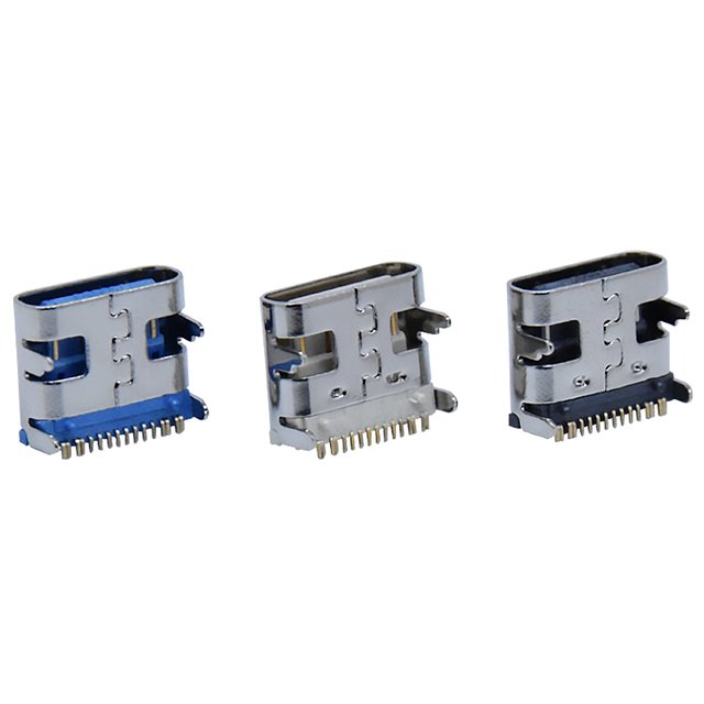 USB 3.1 Type C Plug 16 Pin Vertical Type Fast Connector for Charger Cable DIP SMT USB To Type-C Connector Jack