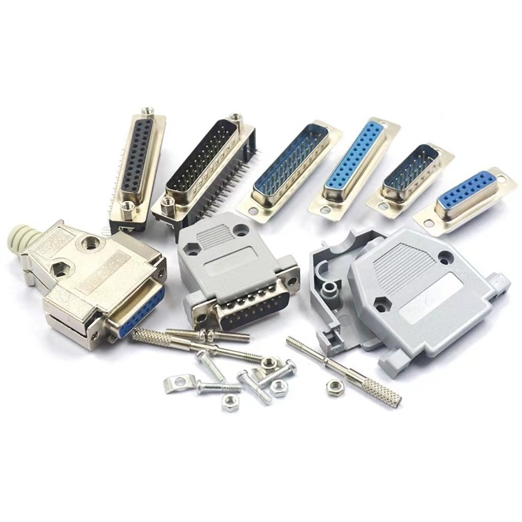 DB37 Male/female Solder Cup Connector and Plastic Shield Complete DB37 Solder Type DIY Kit for Fixing/Making/Assembling Y