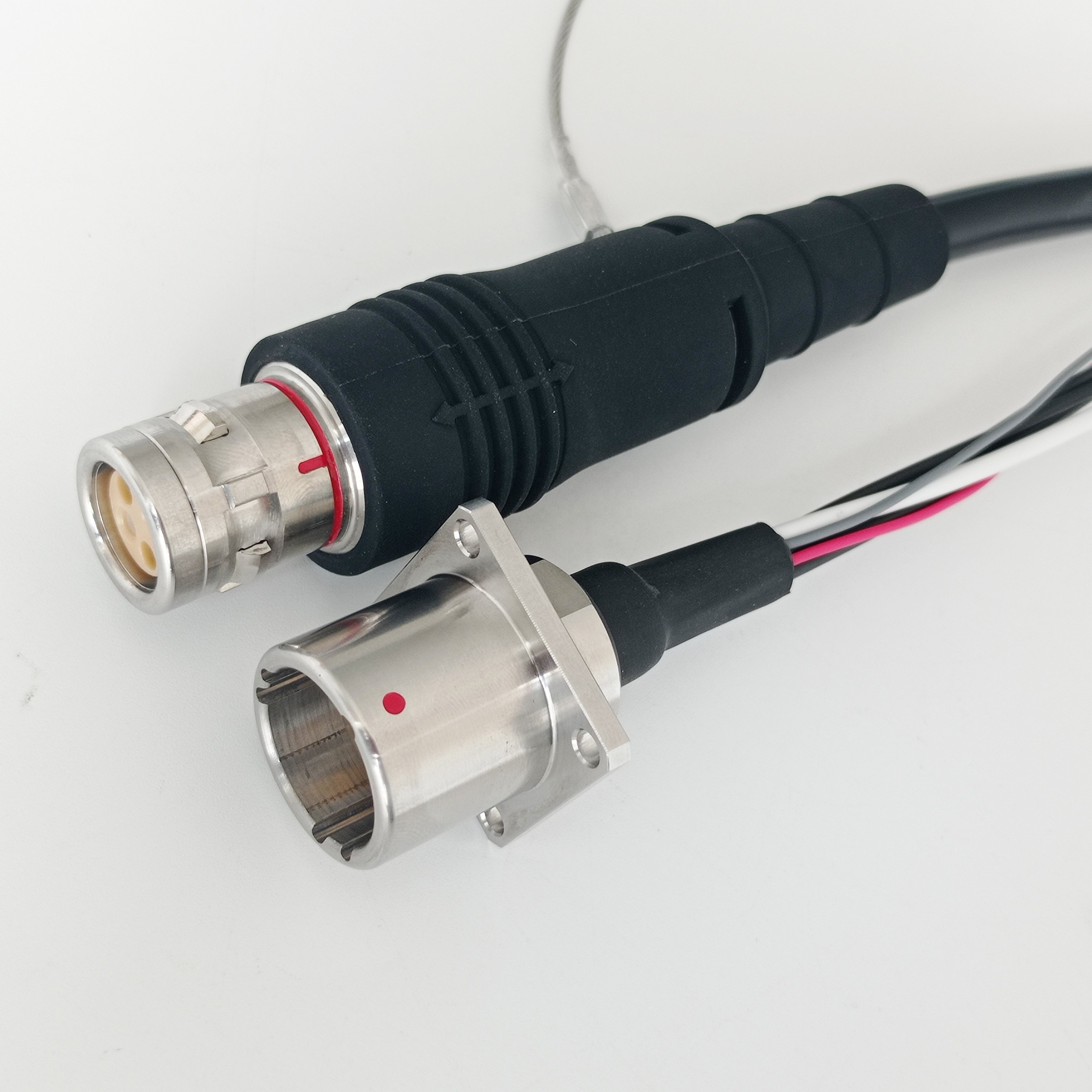 ZLTC Medical fiber connectors QEB2G4D QEB06B 6cores Expanded beam fiber connectors for Medical equipments field