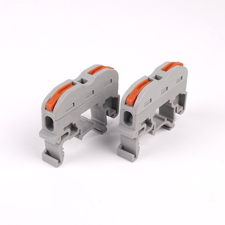 1 Conductor Terminal Blocks Universal Wiring Compact Splicing Connector DIN Rail Lever Wire Connectors for Electrical Wires