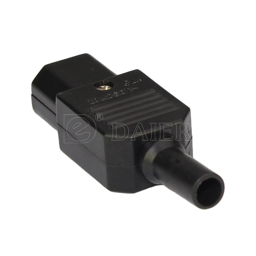 AC 250V 10A IEC 320 C13 Female Plug Power Adapter Connector