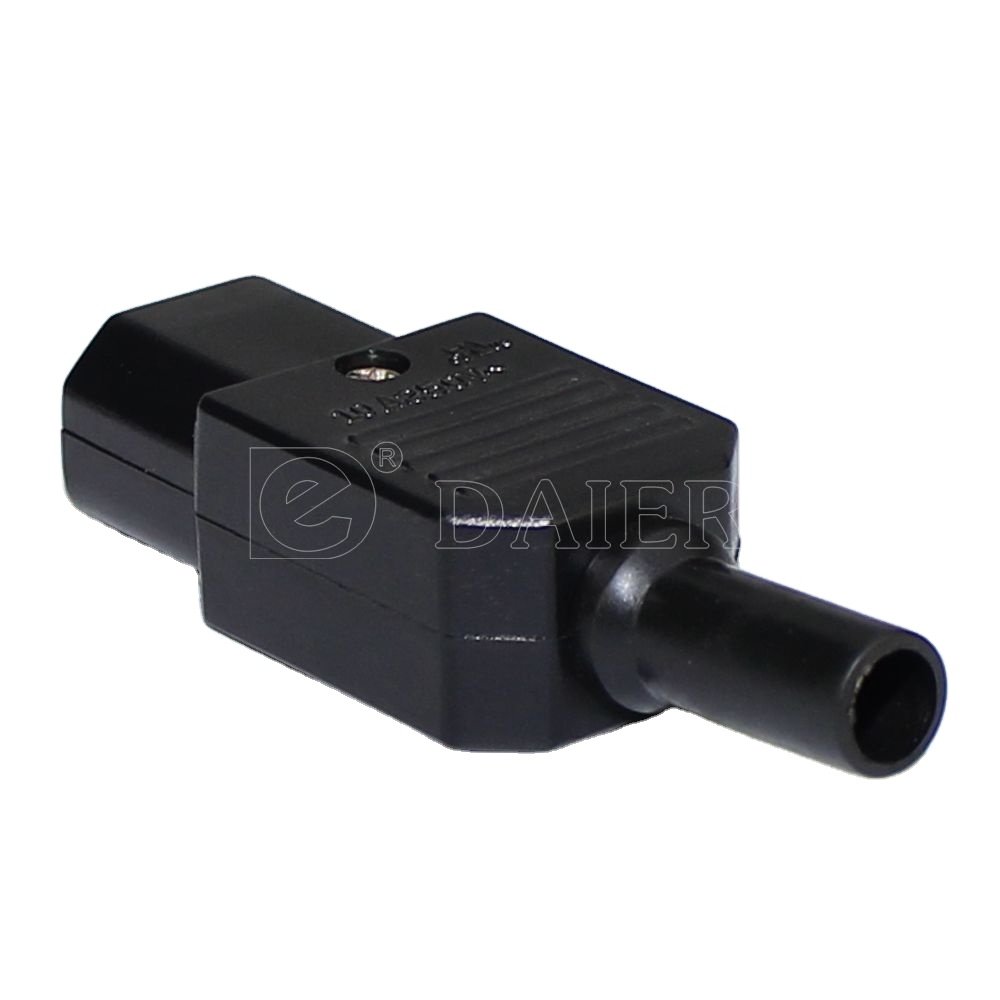 AC 250V 10A IEC 320 C13 Female Plug Power Adapter Connector