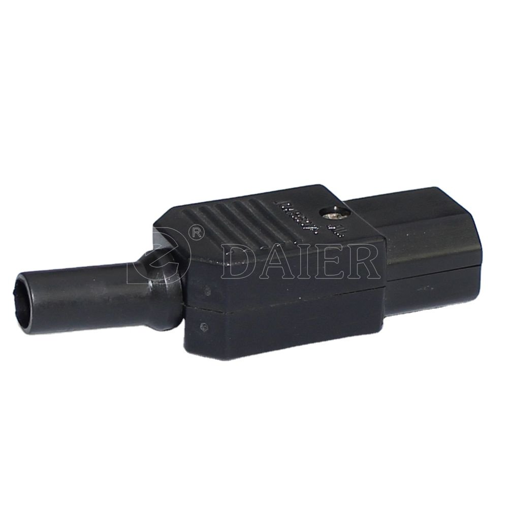 AC 250V 10A IEC 320 C13 Female Plug Power Adapter Connector
