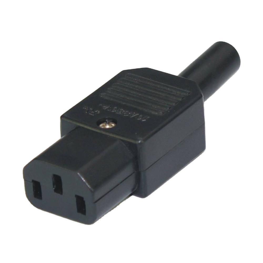 AC 250V 10A IEC 320 C13 Female Plug Power Adapter Connector