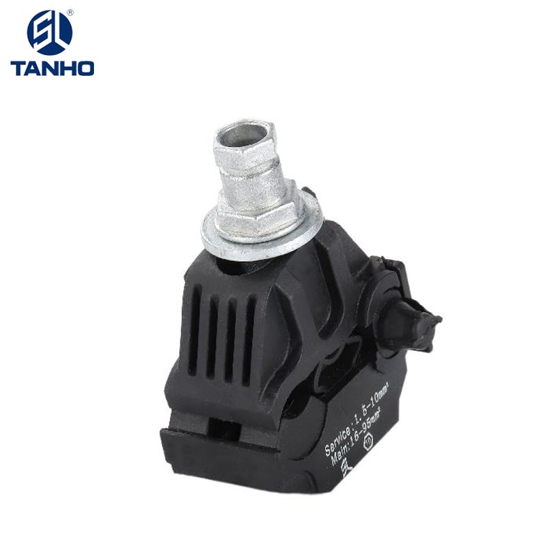 TANHO JJC waterproof 1KV 10KV insulated puncture clamp copper waterproof ipc insulation piercing connectors for abc cable