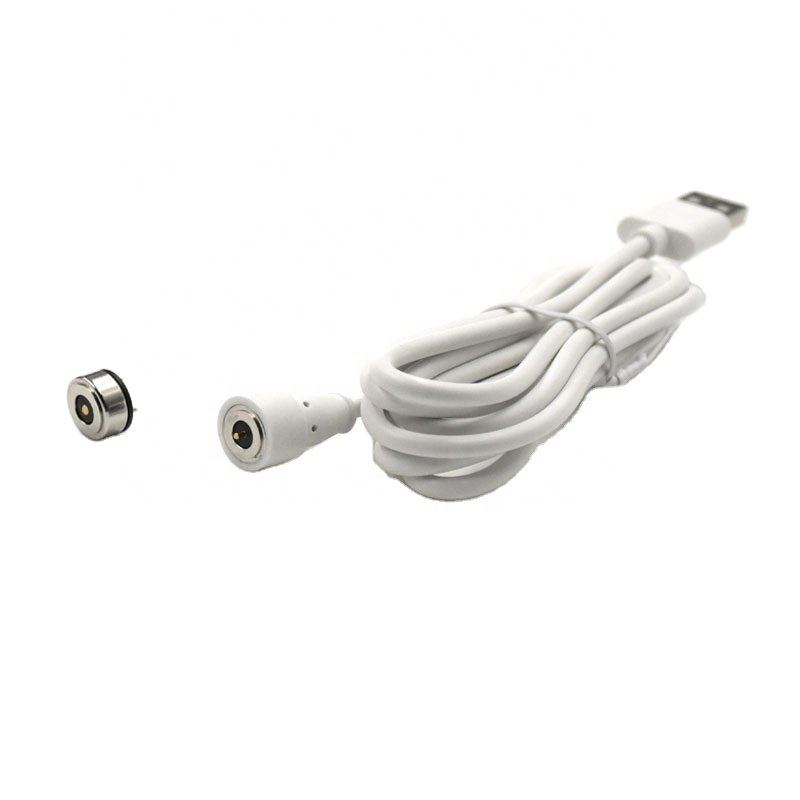 Dc round charging magnetic pogo pin usb connector for heating water