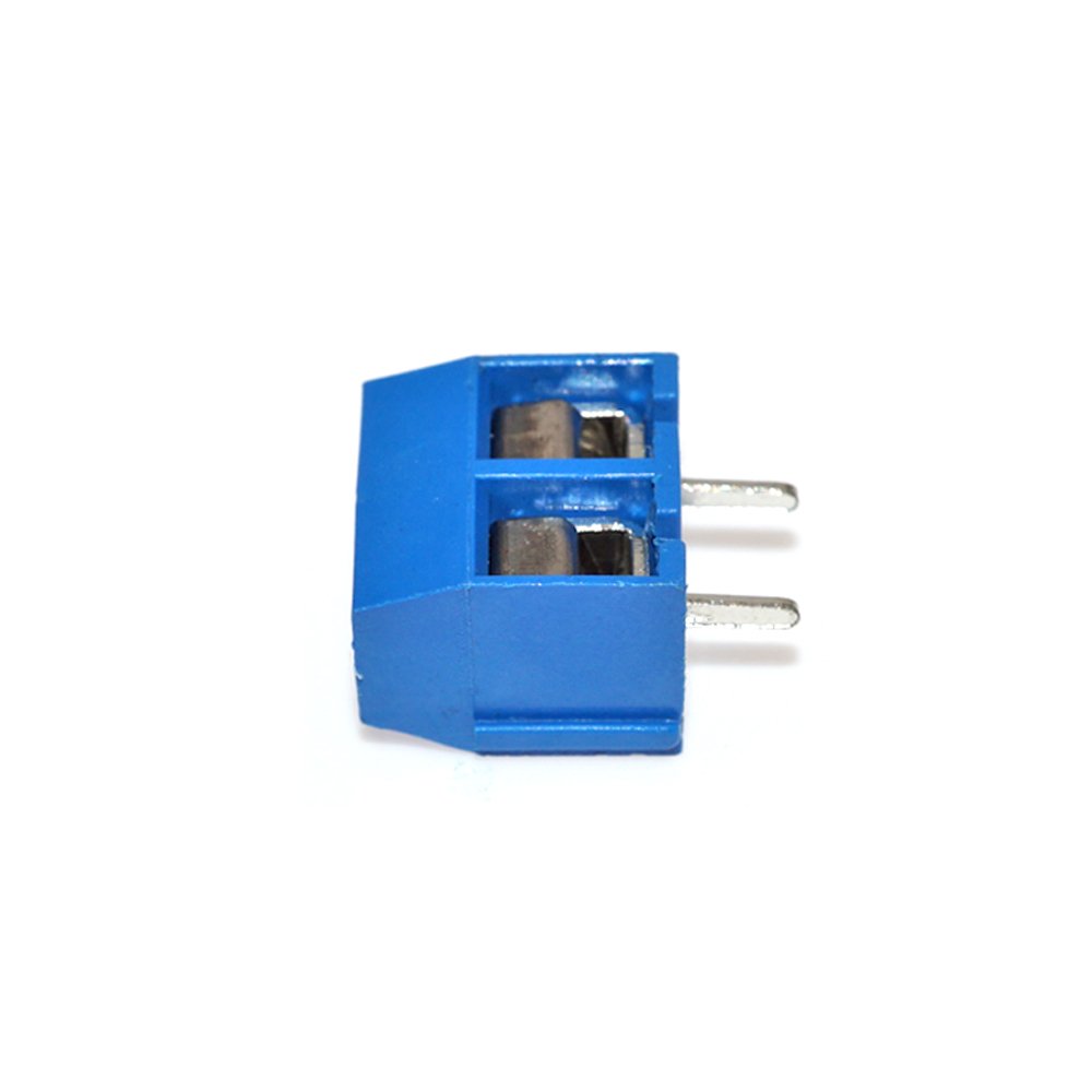 Okystar OEM/ODM 5.08-301-2P 2 Pin Screw Blue PCB Terminal Block Connector 5mm Pitch