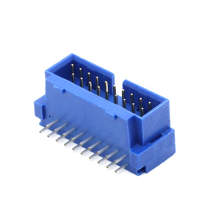 Right angle USB 3.0 19P 20P 19 pin male box header connector 90 degree