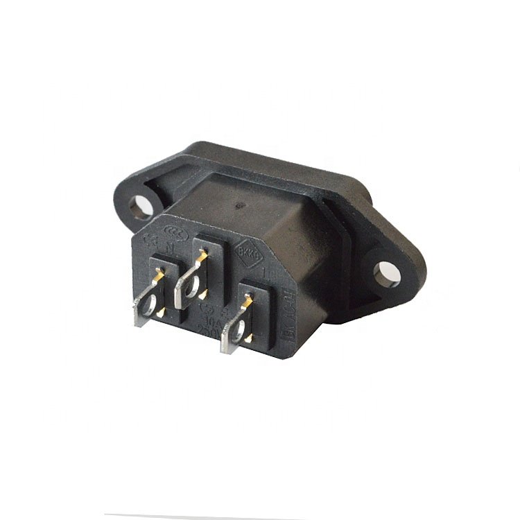 Wholesale 10A 250V Panel Mounted Socket AC-04 Ac Power Connector C13 C14 Socket