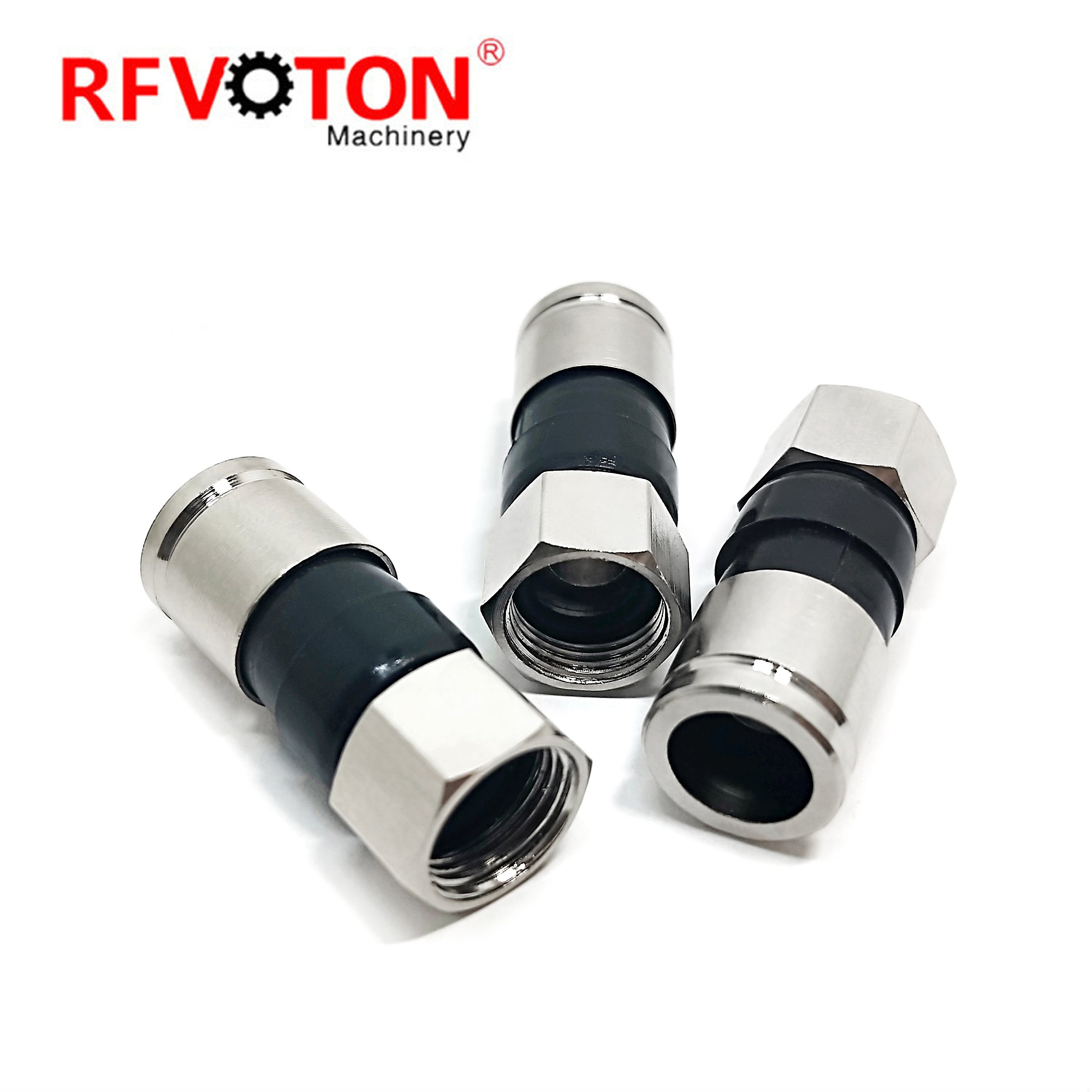 High Quality RG6 Coax Cable RG6 Compression F Connector Efficient Flexible RG58 RG59 RG6 RG11 Coaxial Cable Connector