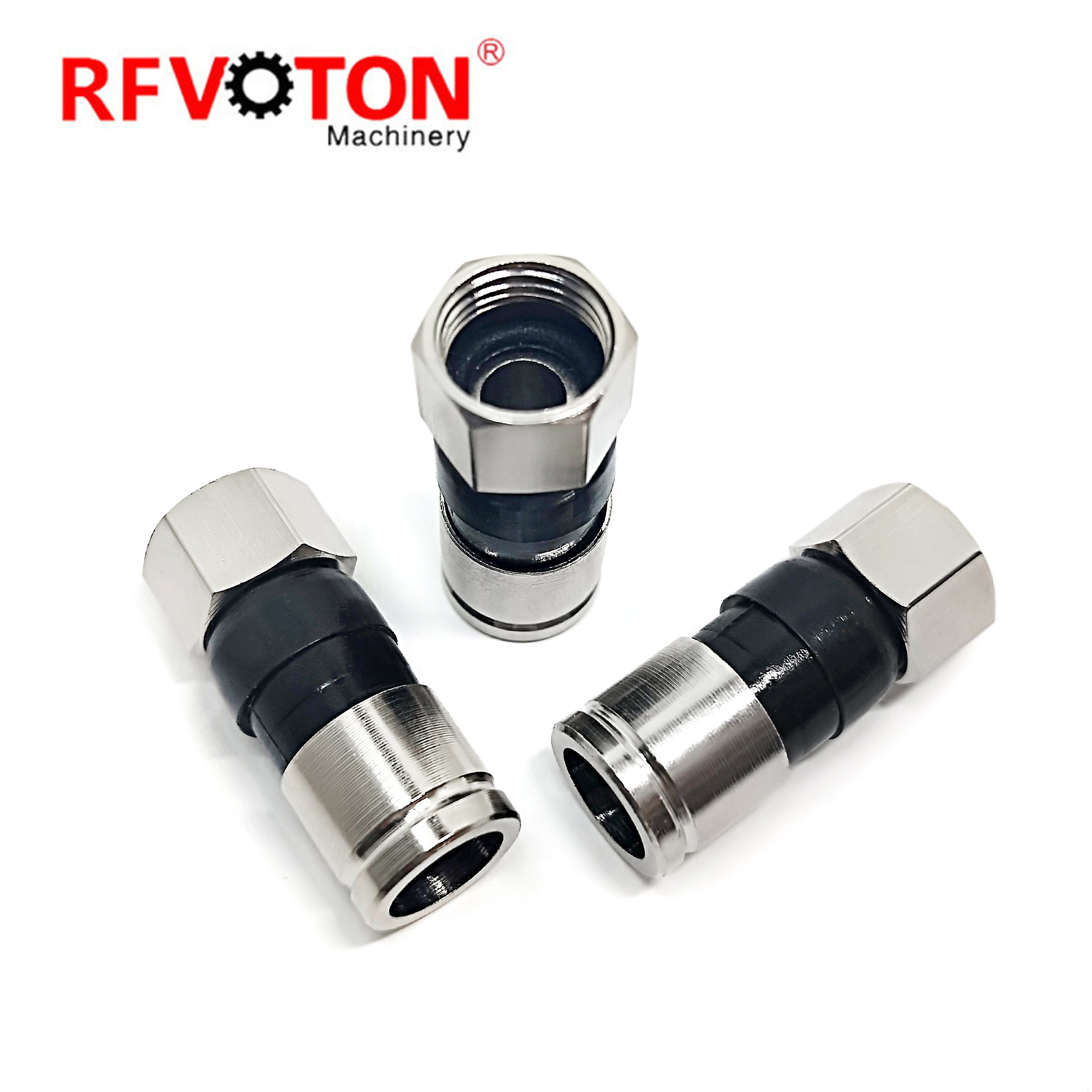 High Quality RG6 Coax Cable RG6 Compression F Connector Efficient Flexible RG58 RG59 RG6 RG11 Coaxial Cable Connector