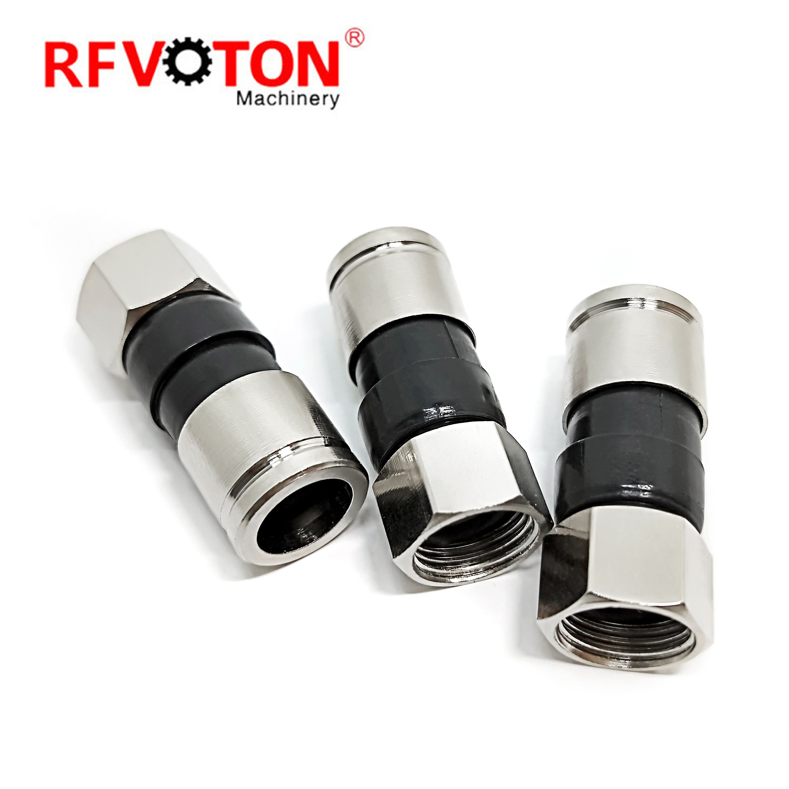 High Quality RG6 Coax Cable RG6 Compression F Connector Efficient Flexible RG58 RG59 RG6 RG11 Coaxial Cable Connector
