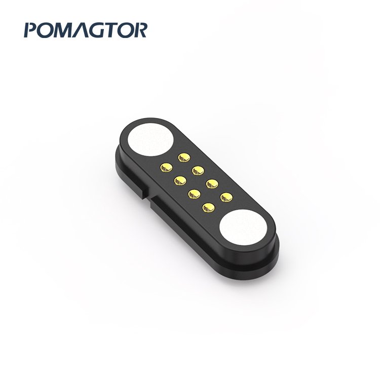 8 PIN Pogo Pin Loaded Connector Medical Data Cable Waterproof Magnetic Spring Black Wholesale 30 Custom USB PET 12V USA 2A PA64