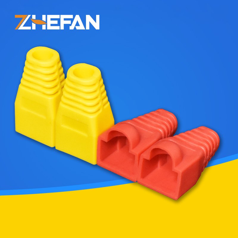 ZHEFAN CAT5/CAT6 Ethernet Network Cable Sheath Rj45 Connector Rubber Boots
