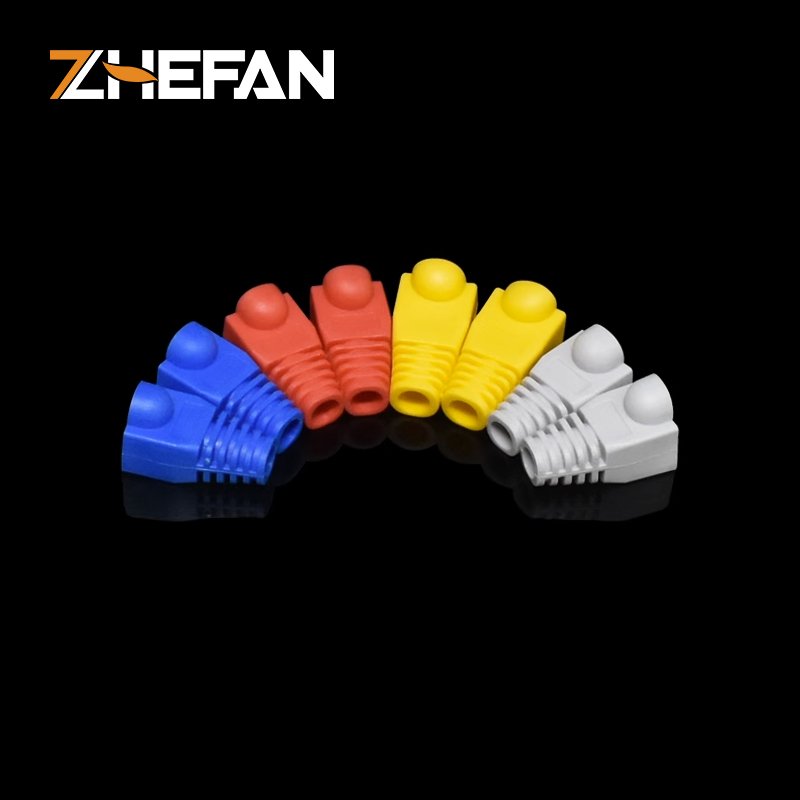ZHEFAN CAT5/CAT6 Ethernet Network Cable Sheath Rj45 Connector Rubber Boots