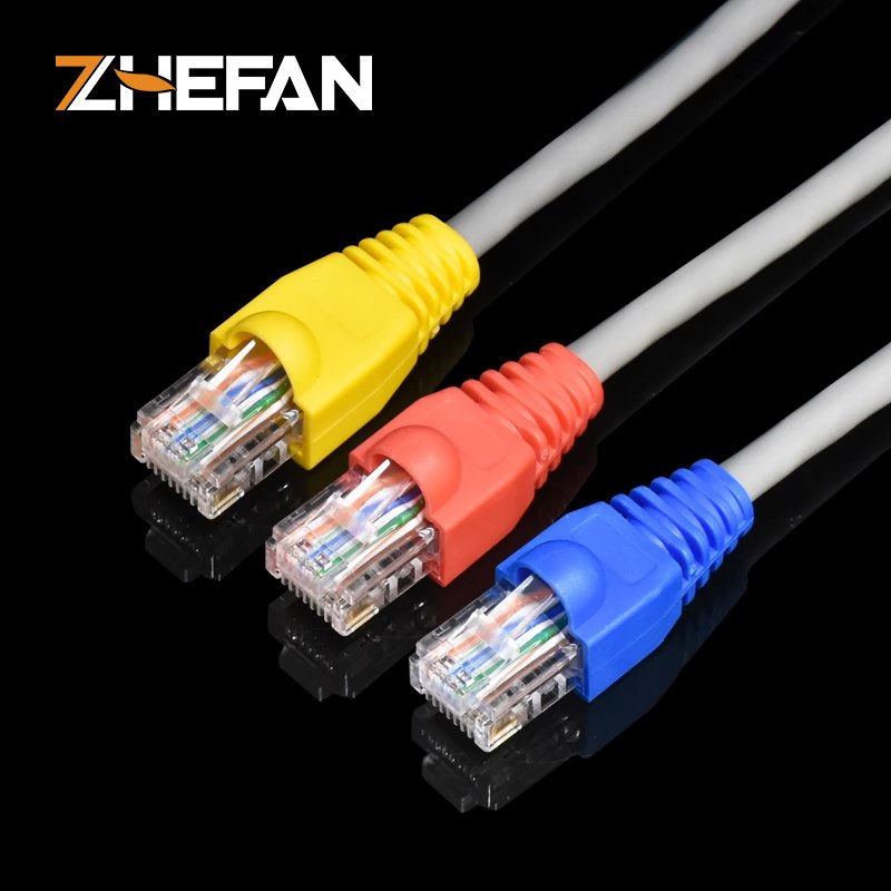 ZHEFAN CAT5/CAT6 Ethernet Network Cable Sheath Rj45 Connector Rubber Boots