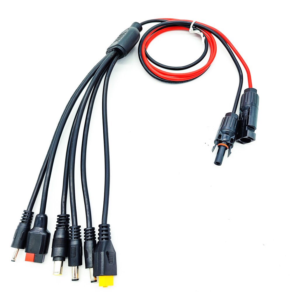 Multi MC to XT60 Ander-son Six Function Connectors RV Home Solar Panel Extention Charge Cable Plug for Solar Panel Adaptor