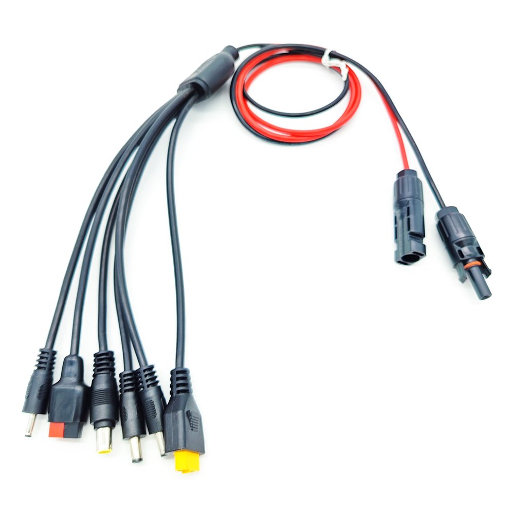 Multi MC to XT60 Ander-son Six Function Connectors RV Home Solar Panel Extention Charge Cable Plug for Solar Panel Adaptor