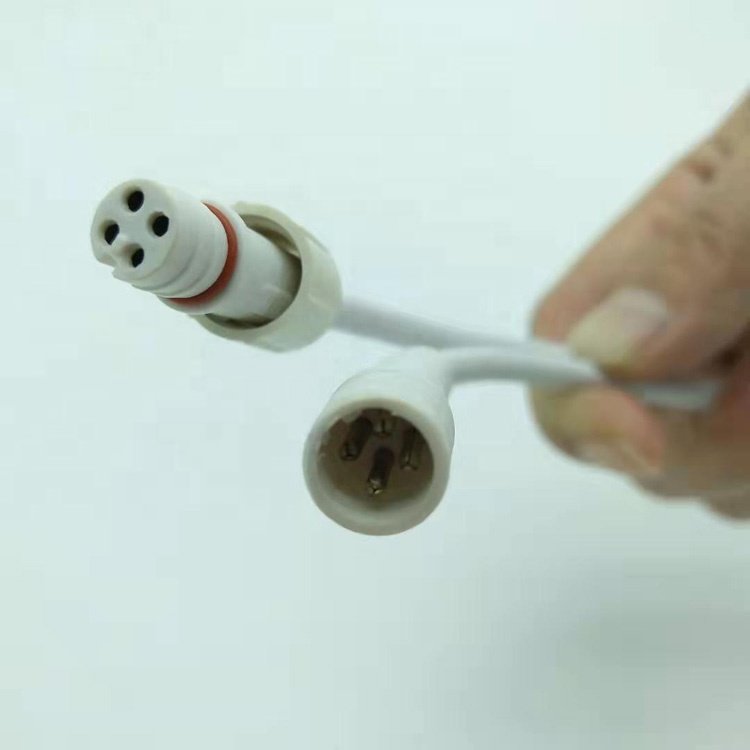 Custom 2pin 3pin 4 pin Male To Female electrical cable waterproof connector