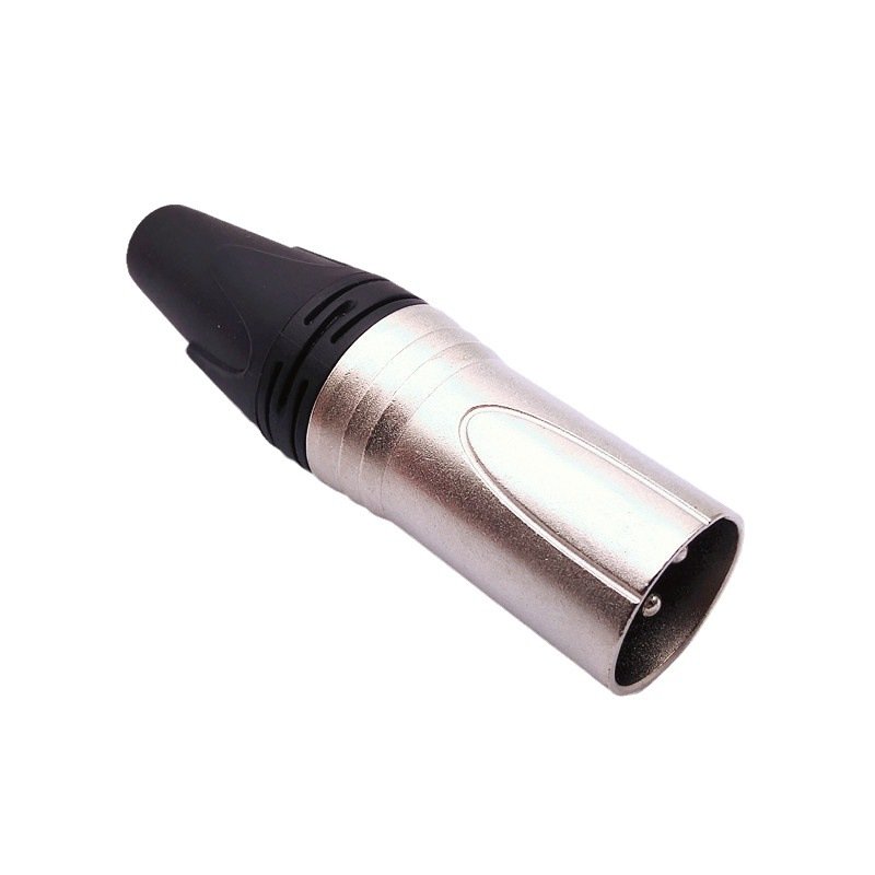 Metal Shell XLR 3pin Male Female Connector Nickel Plated Contact Pin 3 Cores Male Female Plug Microfono XLR 3 pin Connector