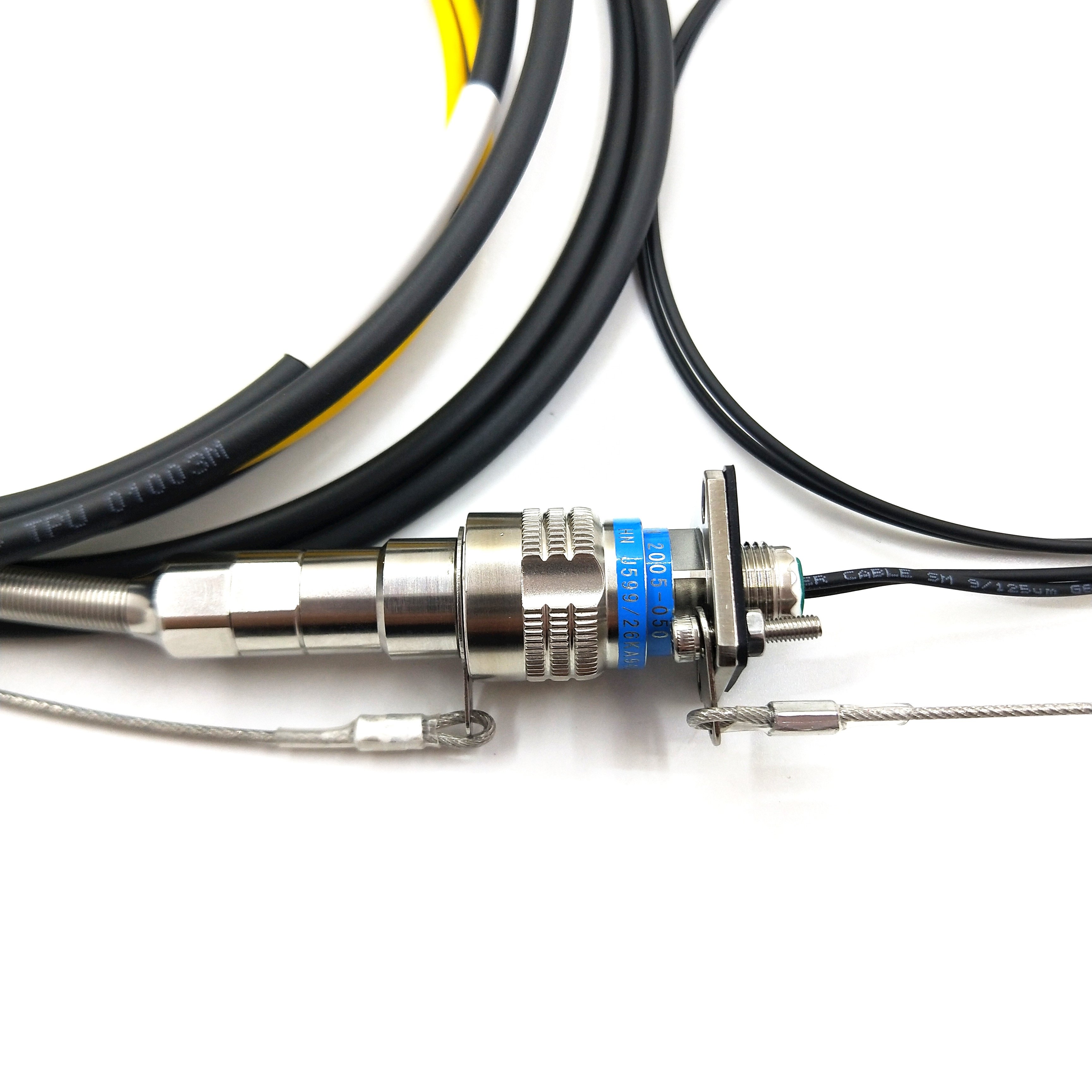 ZLTC D38999 2 Cores Socket with one end of 2 LC fiber contacts / Optical Cable Connector