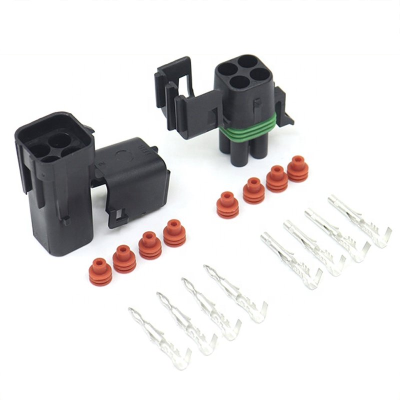 1/2/3/4/5/6 pin Electrical Waterproof Amp connector 2.5 Series Auto car Sealed Automotive Wire Connector