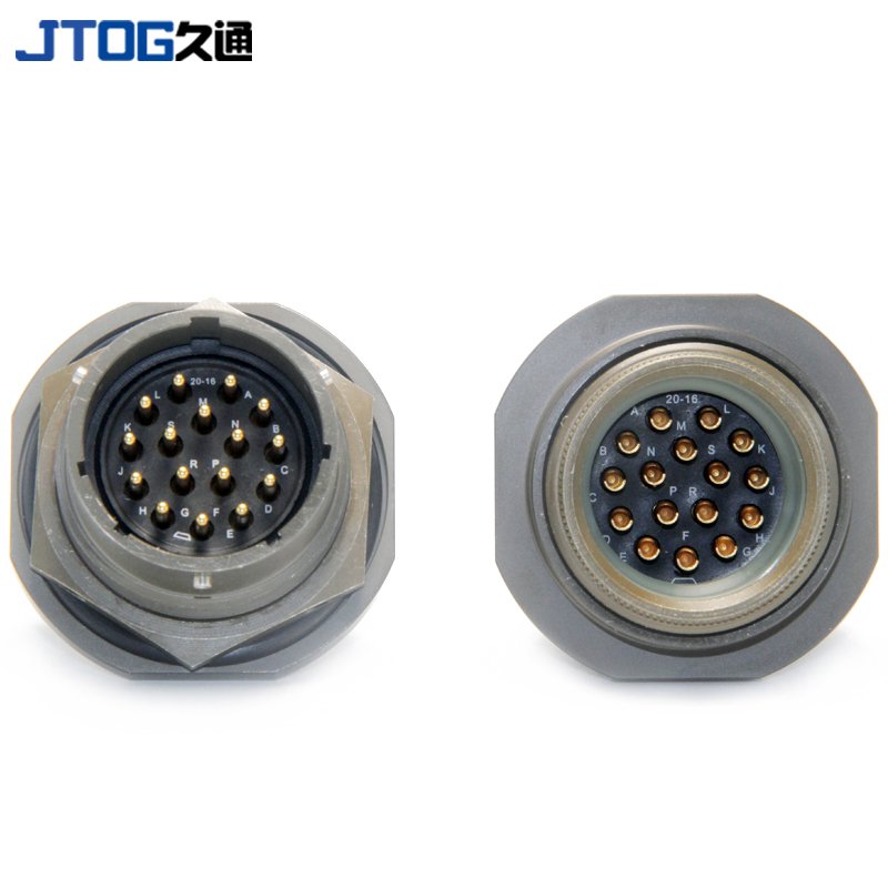 Waterproof MIL-DTL 26482 Series 3pin Aviation Plug MS3114E-20-16P Bayonet Connector