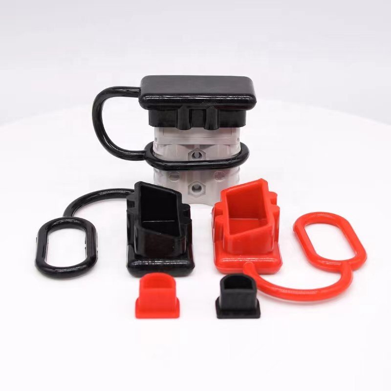 Andersons Plug Connector Black Red Protective Cover 50A 120A 175A 350A 600V Silicone Dust Cover Plug