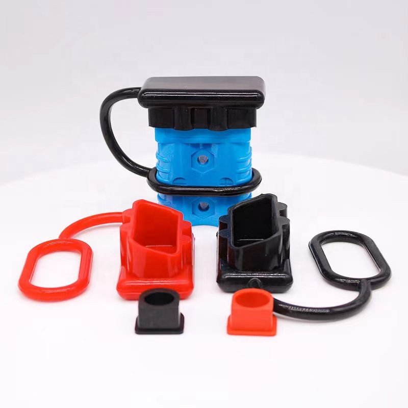Andersons Plug Connector Black Red Protective Cover 50A 120A 175A 350A 600V Silicone Dust Cover Plug