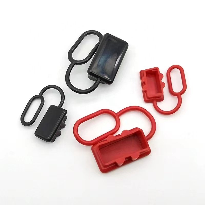 Andersons Plug Connector Black Red Protective Cover 50A 120A 175A 350A 600V Silicone Dust Cover Plug