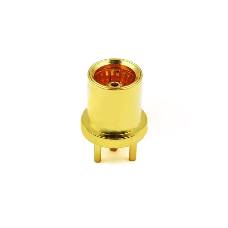 Factory sales BMA series master band 4 pin RF coaxial connectors for PCB welding technology