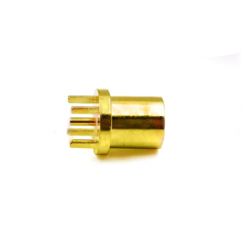 Factory sales BMA series master band 4 pin RF coaxial connectors for PCB welding technology