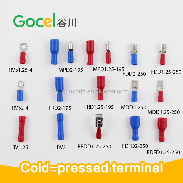Electrical crimp type quick disconnect electrical connectors,assorted terminal kit