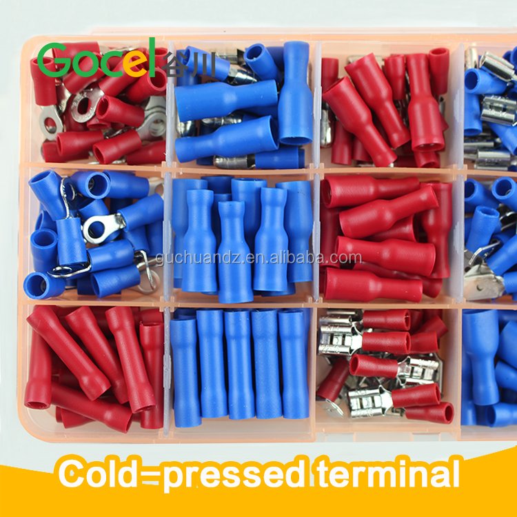 Electrical crimp type quick disconnect electrical connectors,assorted terminal kit