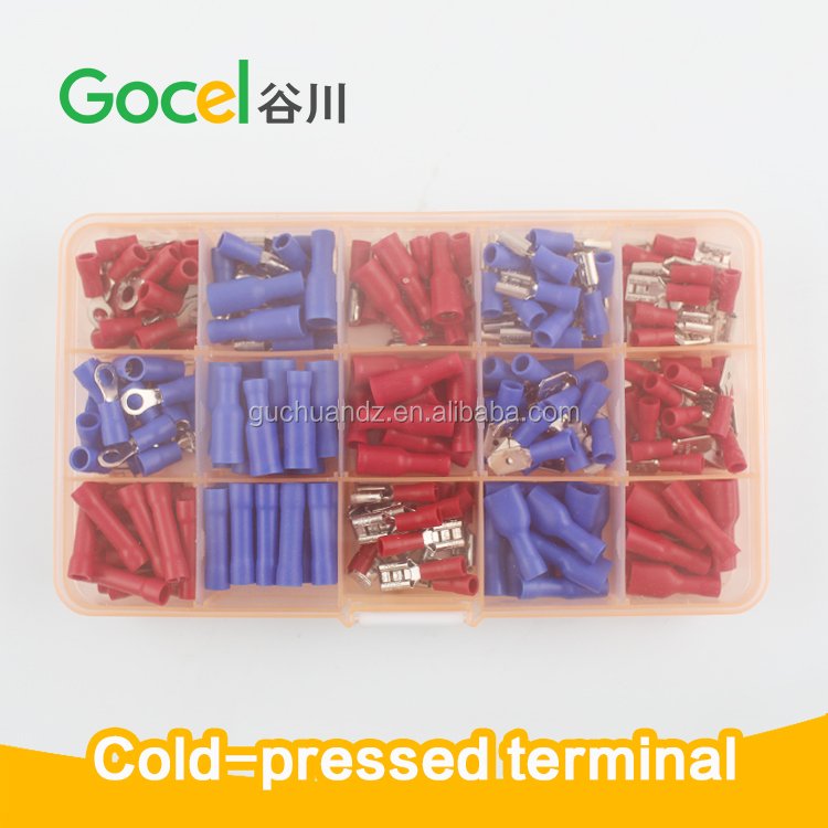 Electrical crimp type quick disconnect electrical connectors,assorted terminal kit