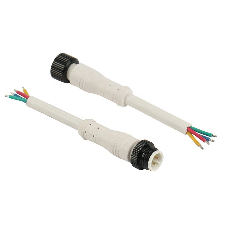 OEM IP67 IP68 male female amp 2 3 4 5 6 8 pin electric plug waterproof led lighting outdoor cable connector