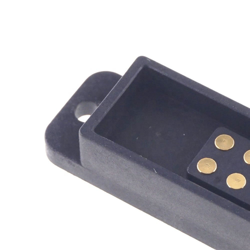 2.54MM Pitch 2x5 Male Female Mounting Holes PCB Spring Loaded 2.0A 36V DC Dual Row Magnetic Pogo Pin Connector 10 Position
