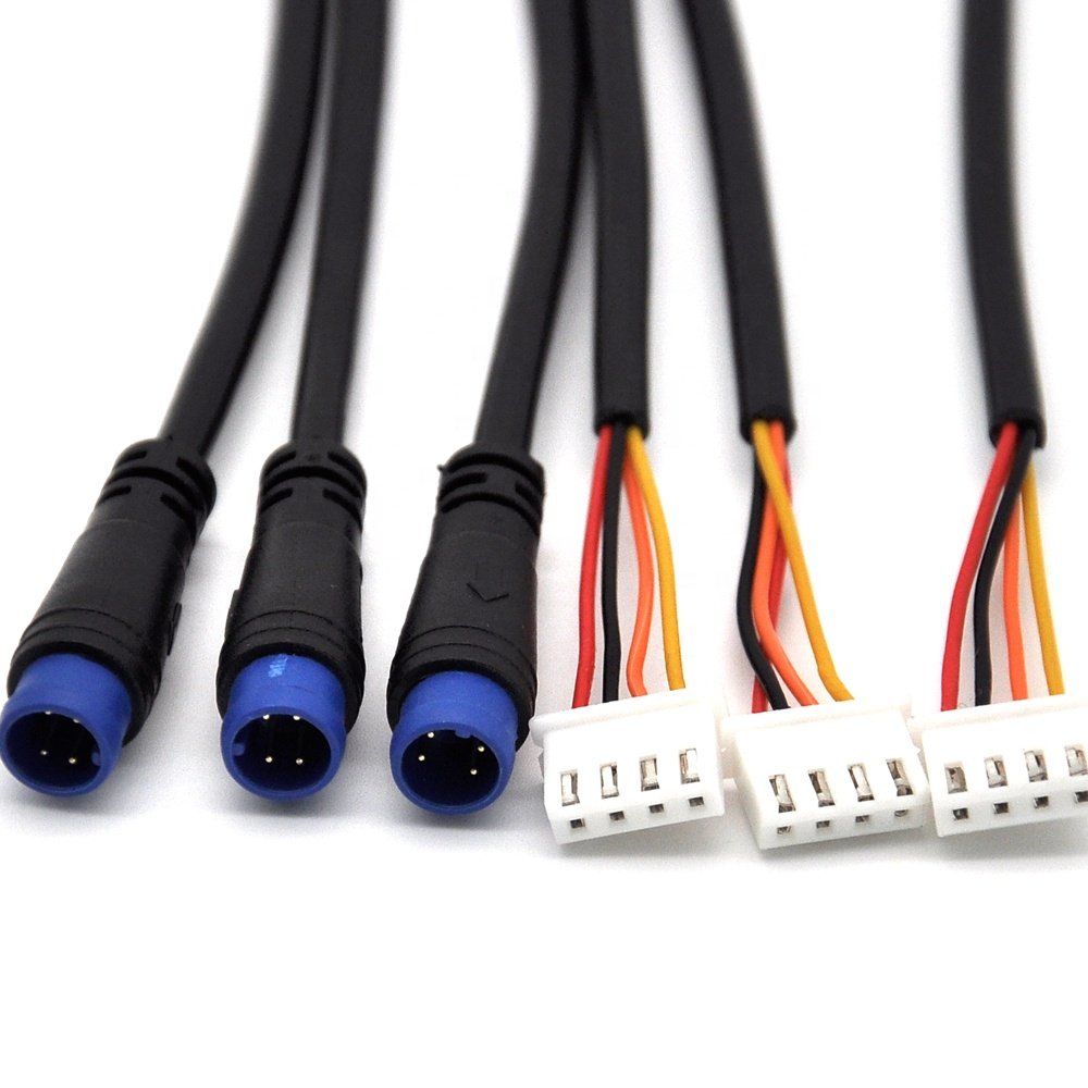 Waterproof eBike Connectors for Electric Bicycle Light Throttle eBrake Display eBike Parts Extend Cable For eBike